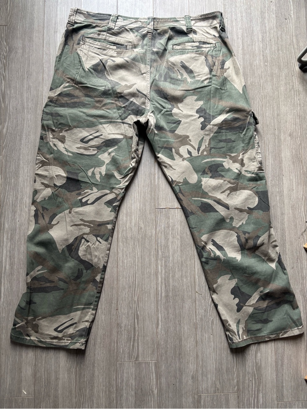 Camo cargo pants